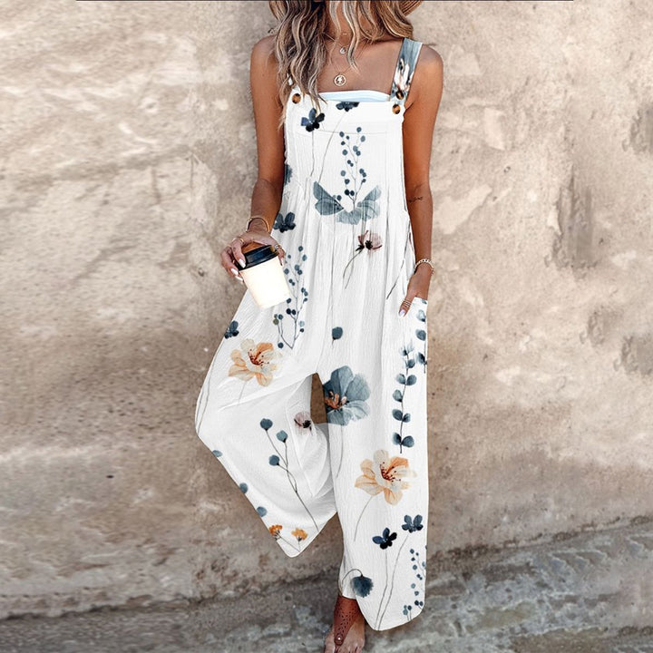 Audrey | Comfortable Printed Overalls