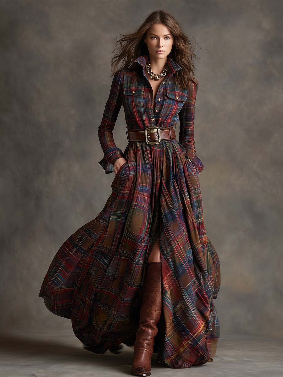 Tracey | Belted Shirt Dress