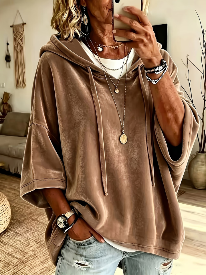 Luana | Luxury Velour Oversized Hoodie