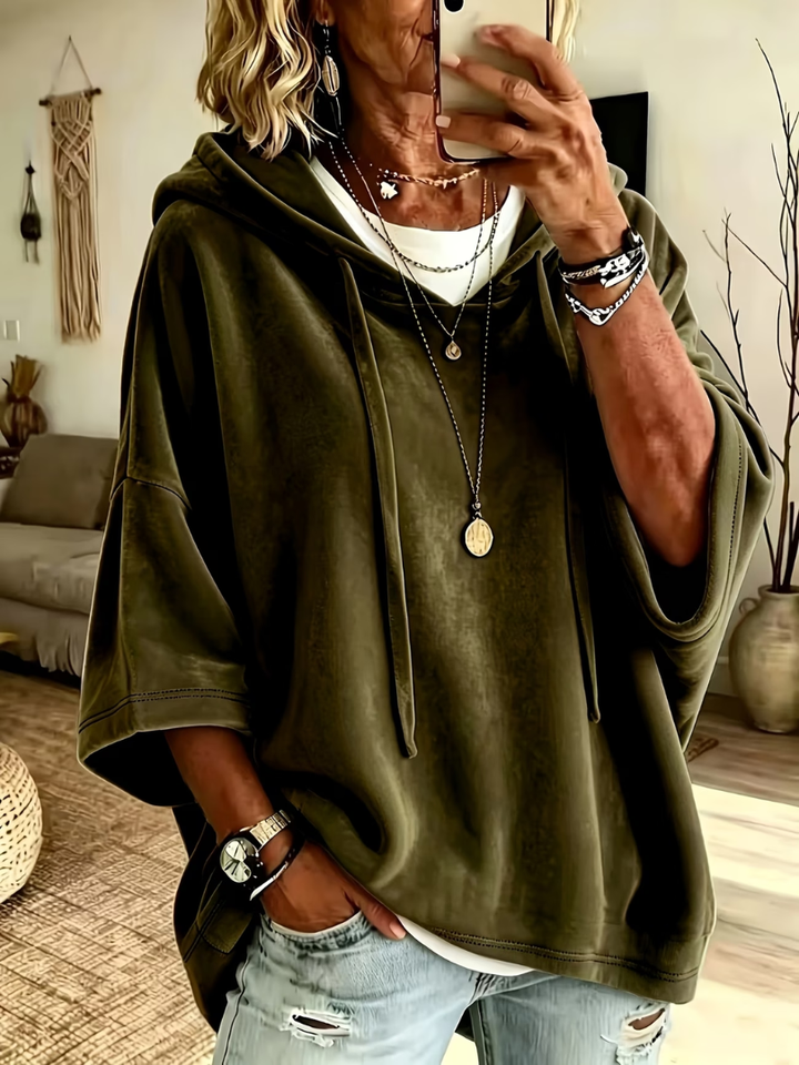 Luana | Luxury Velour Oversized Hoodie