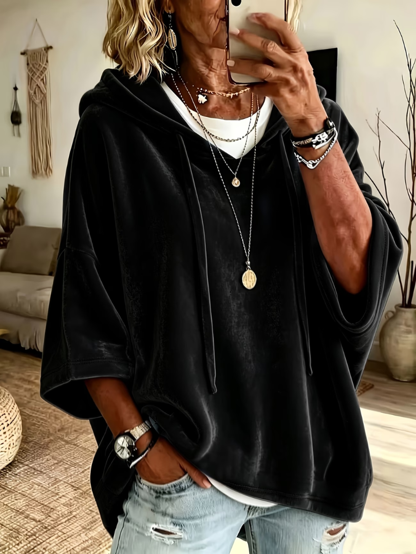Luana | Luxury Velour Oversized Hoodie