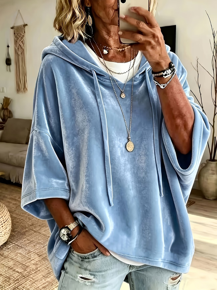 Luana | Luxury Velour Oversized Hoodie