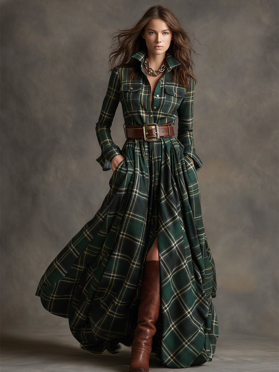 Tracey | Belted Shirt Dress