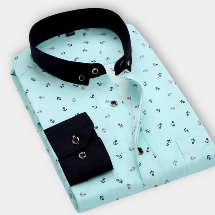 Harry | Nautical Print Shirt