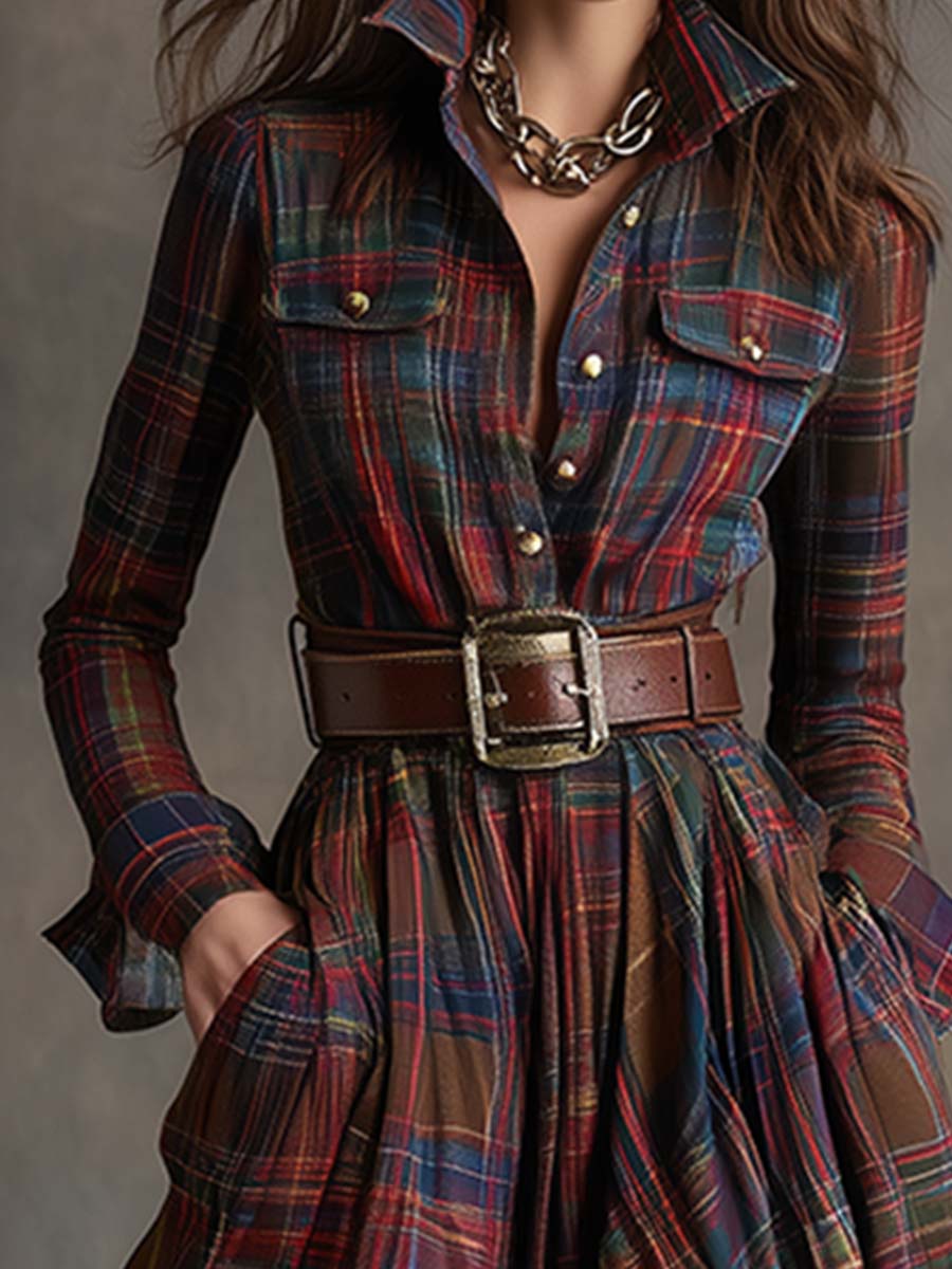 Tracey | Belted Shirt Dress
