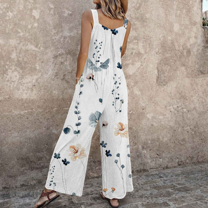 Audrey | Comfortable Printed Overalls