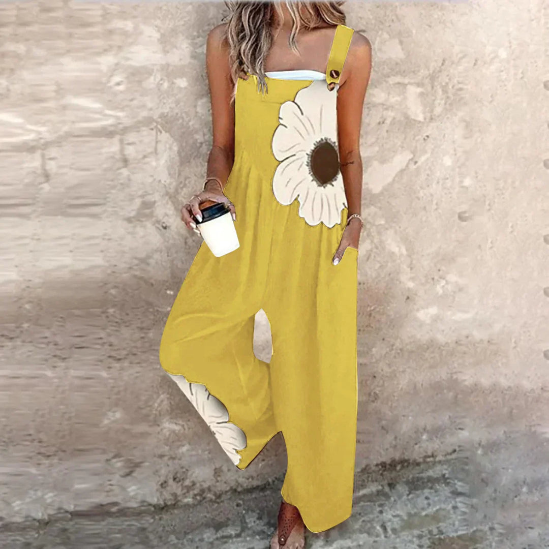 Audrey | Comfortable Printed Overalls