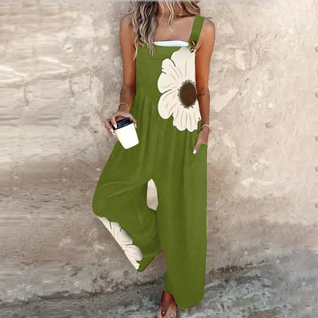 Audrey | Comfortable Printed Overalls