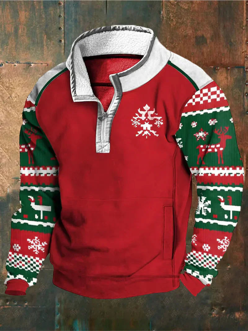 Leonardo | Christmas Jumper with Horseman print
