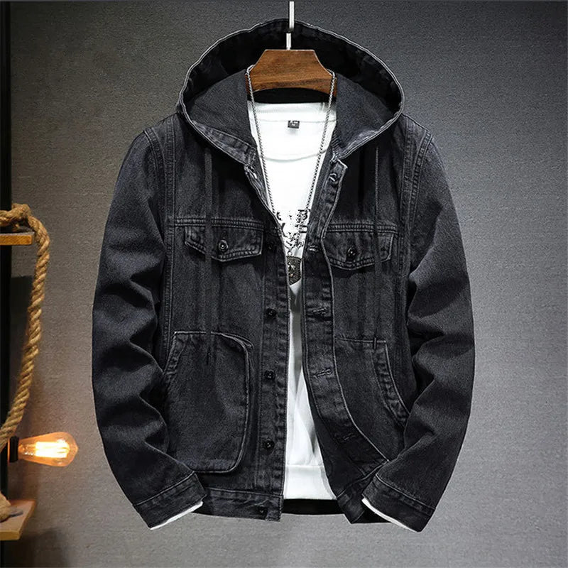 Kingsley | Denim Hoodie