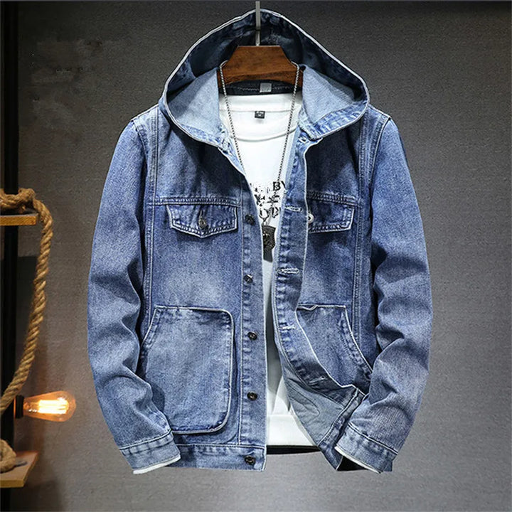Kingsley | Denim Hoodie