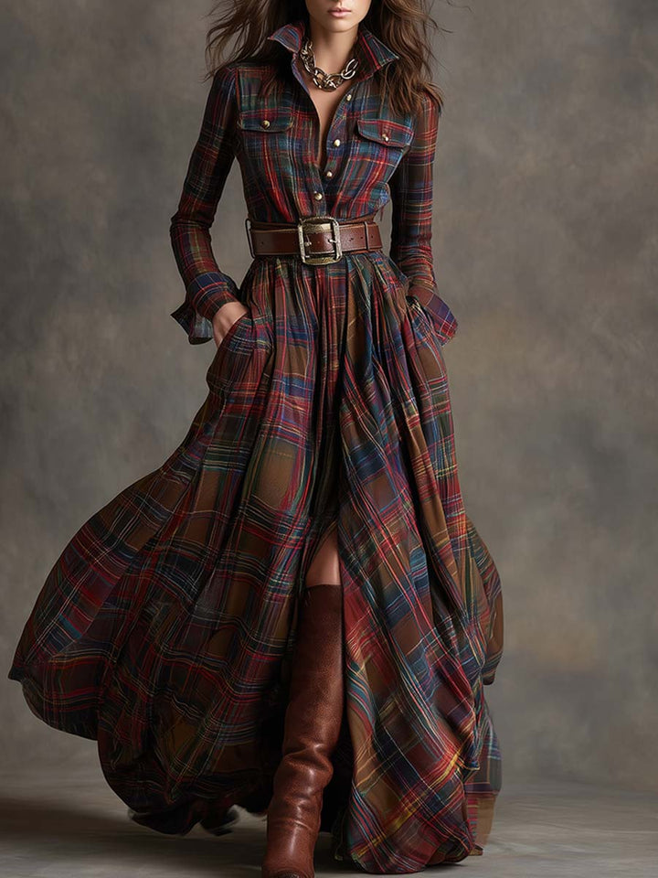 Tracey | Belted Shirt Dress