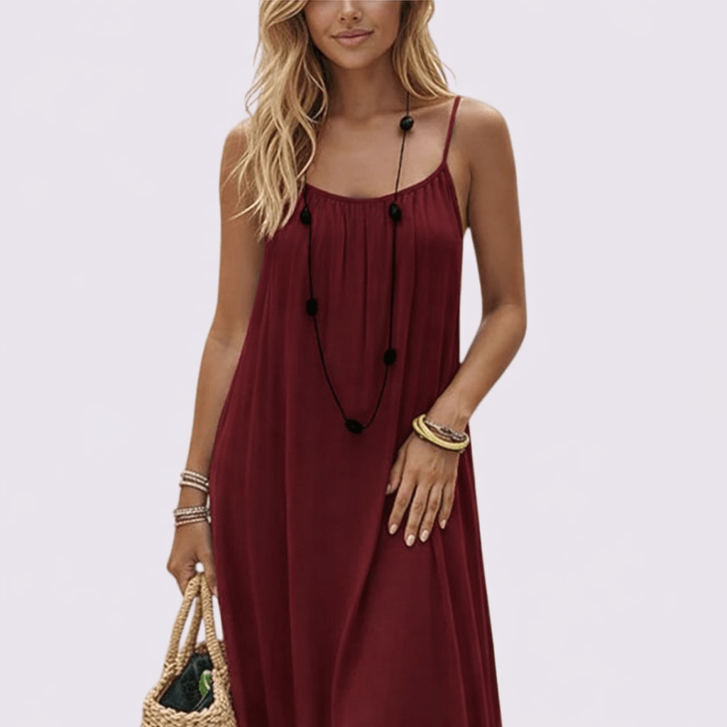 Zora | Elegant summer dress with back cutout